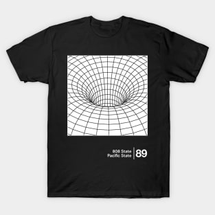 808 State / Minimalist Graphic Artwork Design T-Shirt